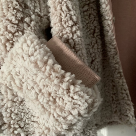 Pale Mauve Teddy Jacket - Picture 3 of 6